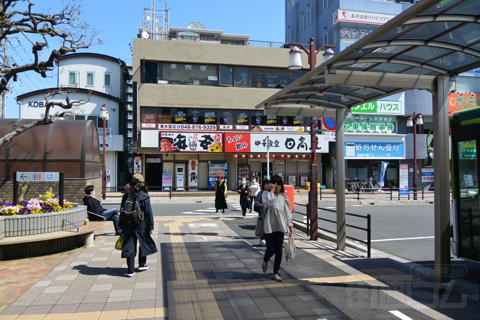 JR東大宮駅東口前