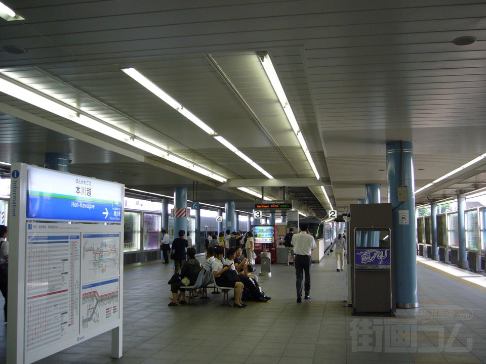 西武本川越駅ホーム(西武新宿線)