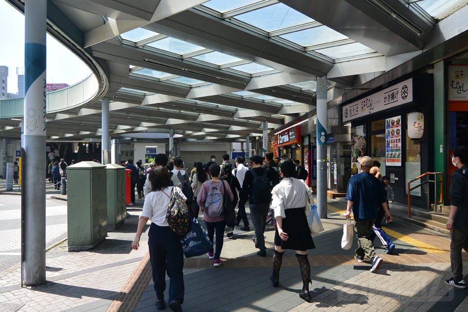 JR北朝霞駅東口前