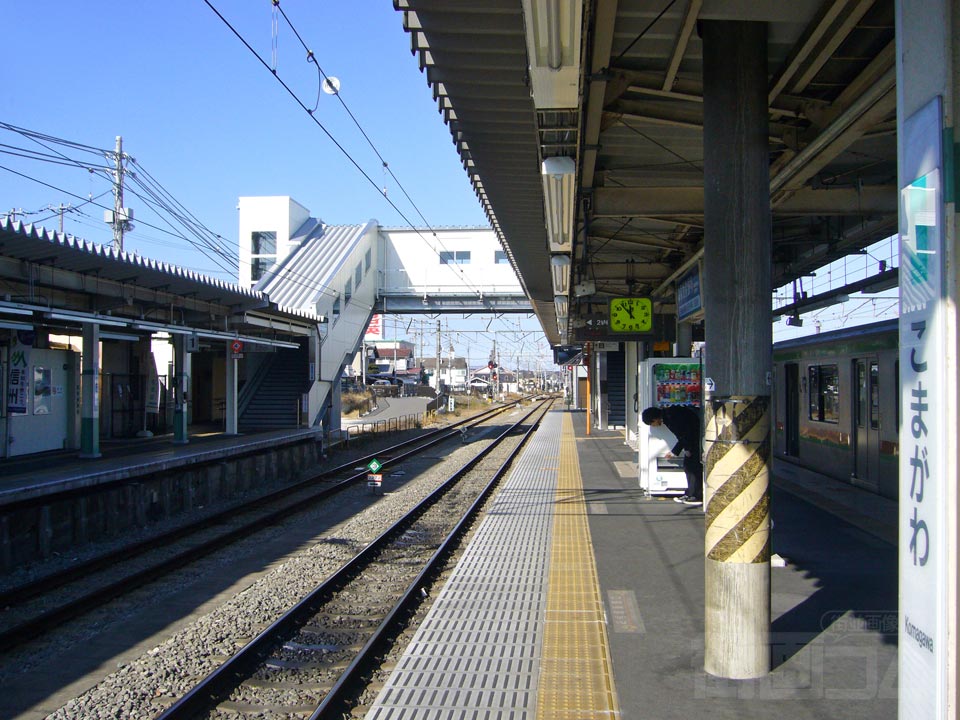 JR高麗川駅ホーム(JR八高線・JR川越線)