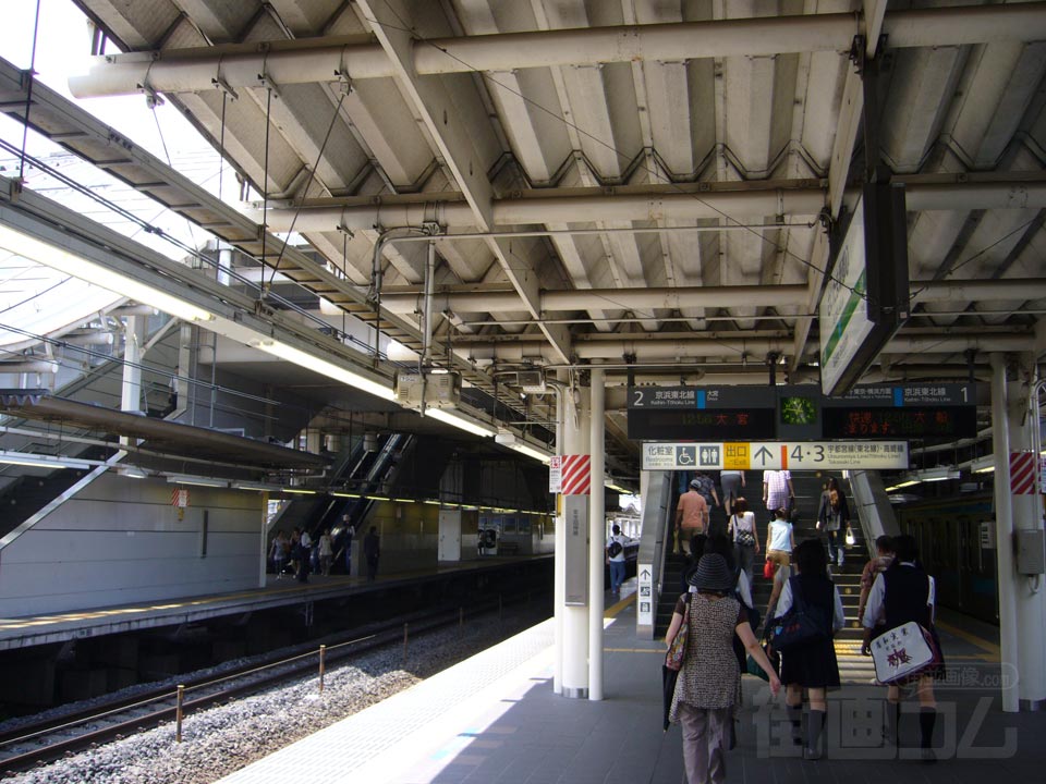 JRさいたま新都心駅ホーム(JR京浜東北線)
