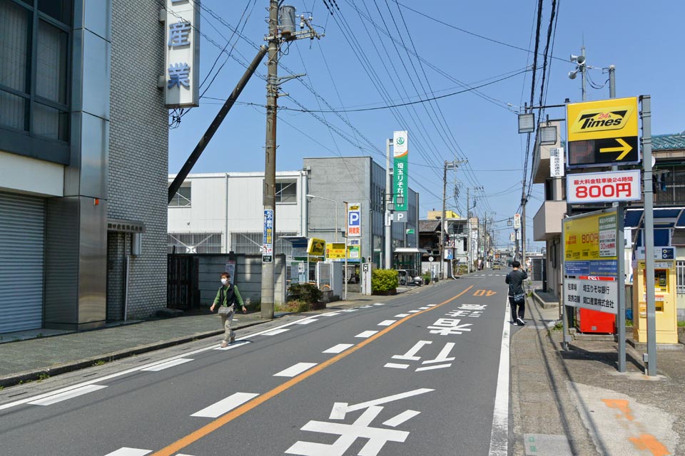 白岡駅西口商店街