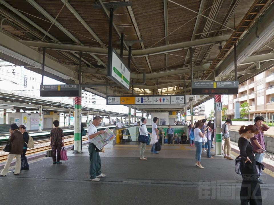JR市川駅ホーム(JR総武線)