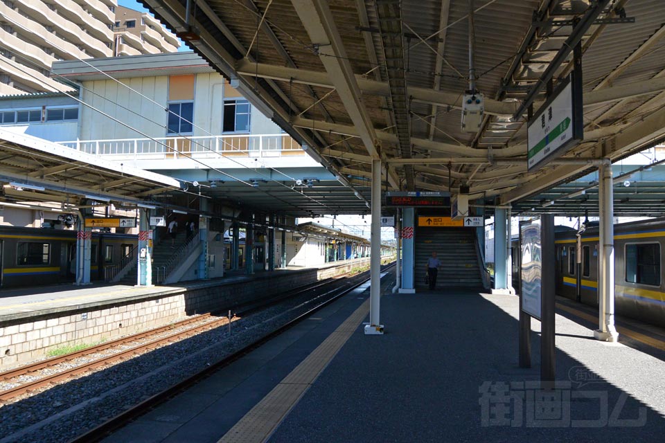 JR君津駅ホーム(JR内房線)