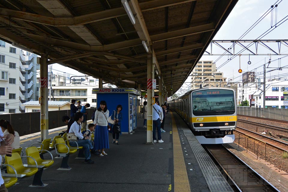 JR西千葉駅ホーム(JR中央・総武線)