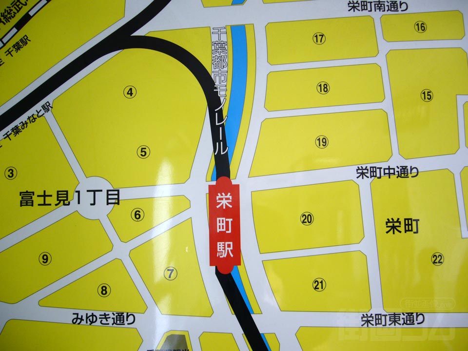 栄町駅周辺MAP