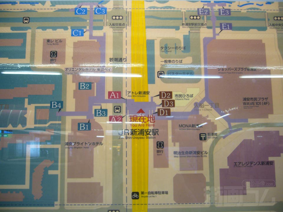 新浦安駅前MAP