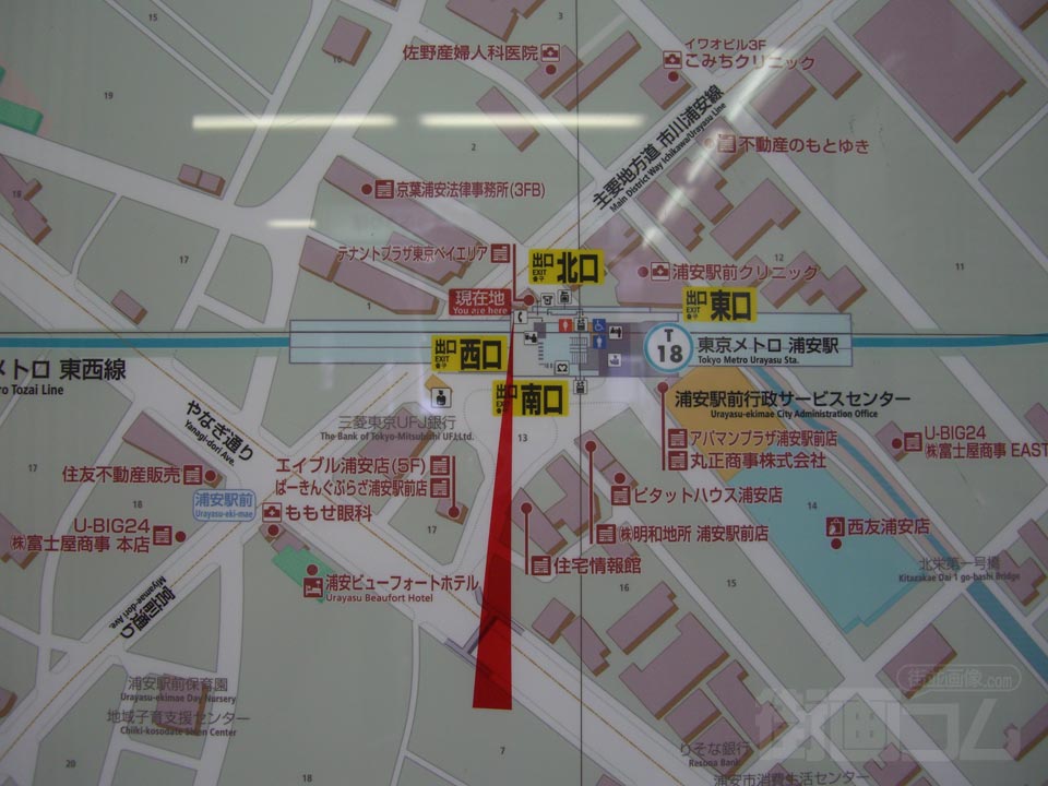 浦安駅前MAP
