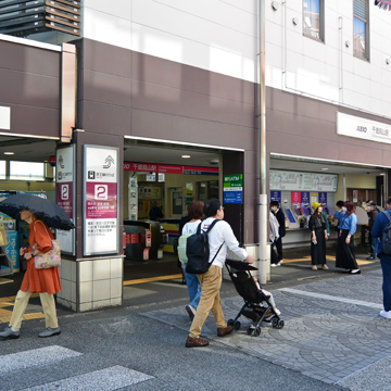 千歳烏山駅周辺の街並み