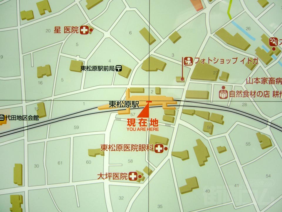東松原駅前MAP