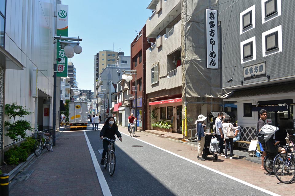 板橋宿不動通り商店街（旧中山道）