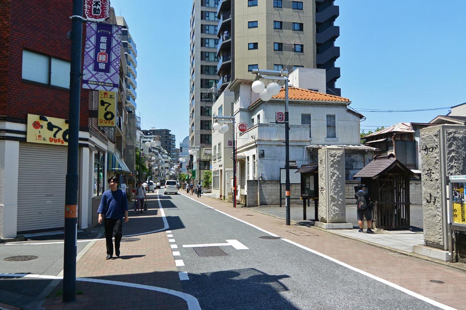 板橋宿不動通り商店街（旧中山道）