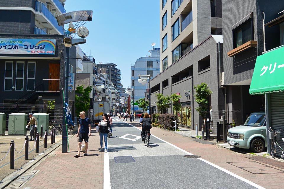 板橋宿不動通り商店街（旧中山道）