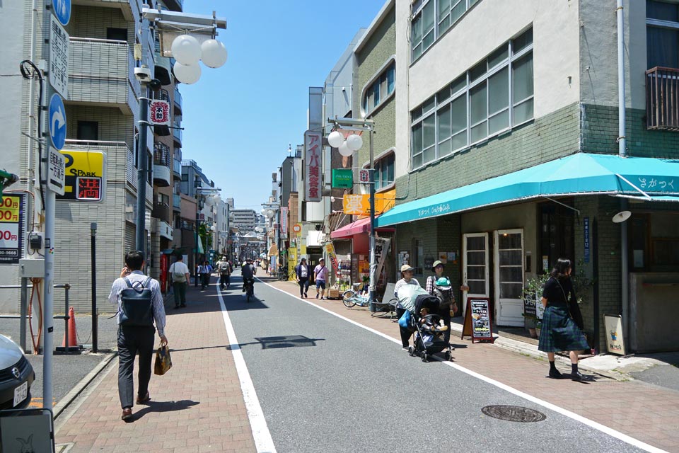 板橋宿不動通り商店街（旧中山道）