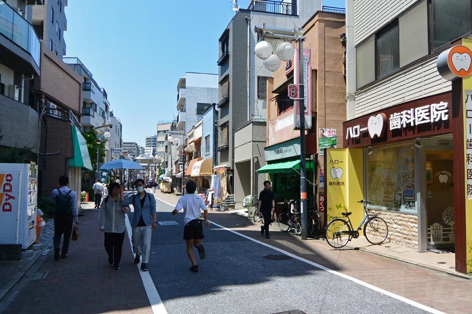 板橋宿不動通り商店街（旧中山道）