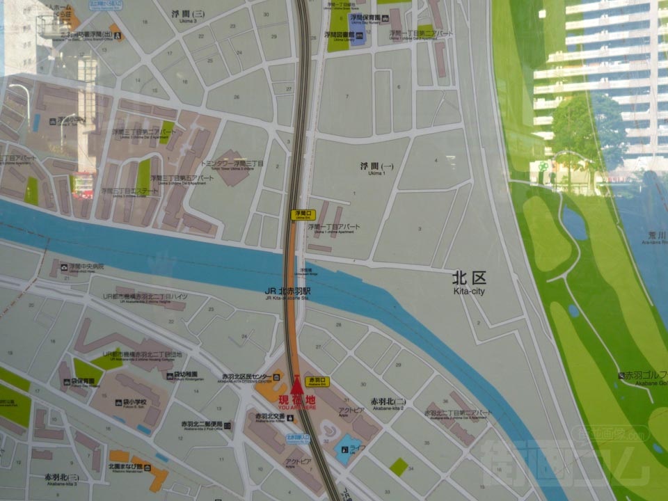 北赤羽駅周辺MAP