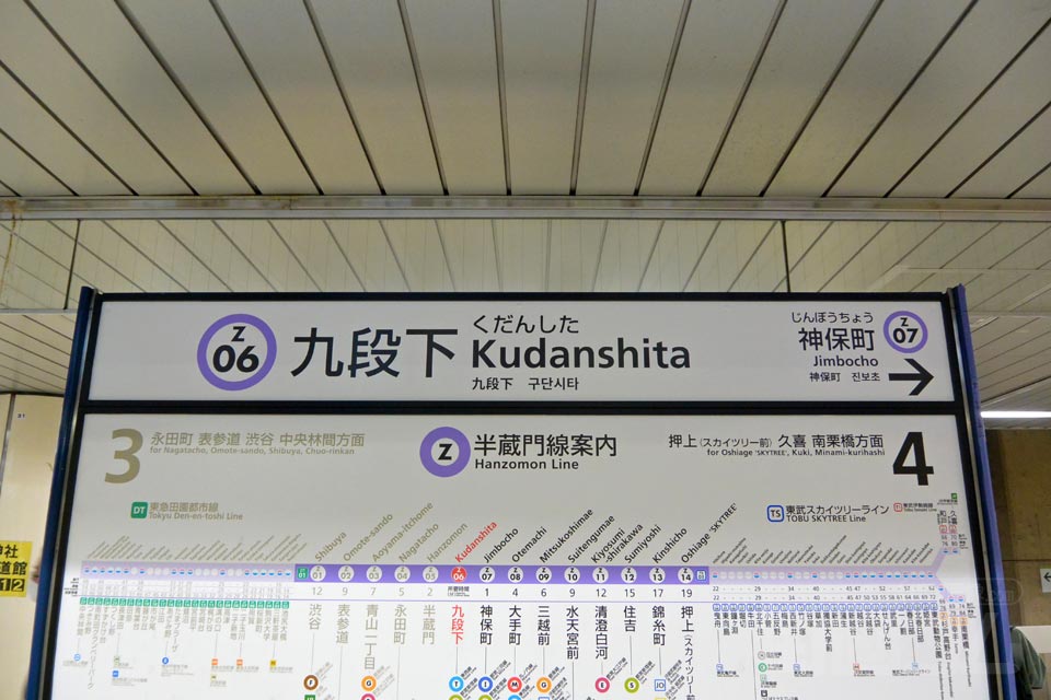 東京メトロ九段下駅