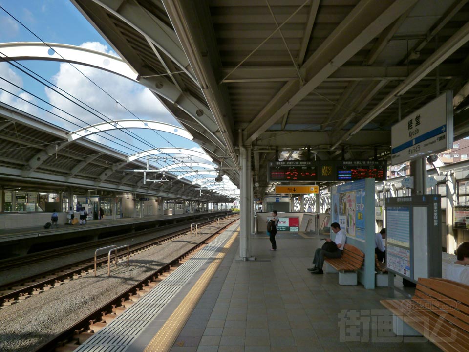 小田急経堂駅ホーム(小田原線)
