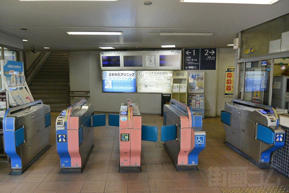 小田急南新宿駅改札口