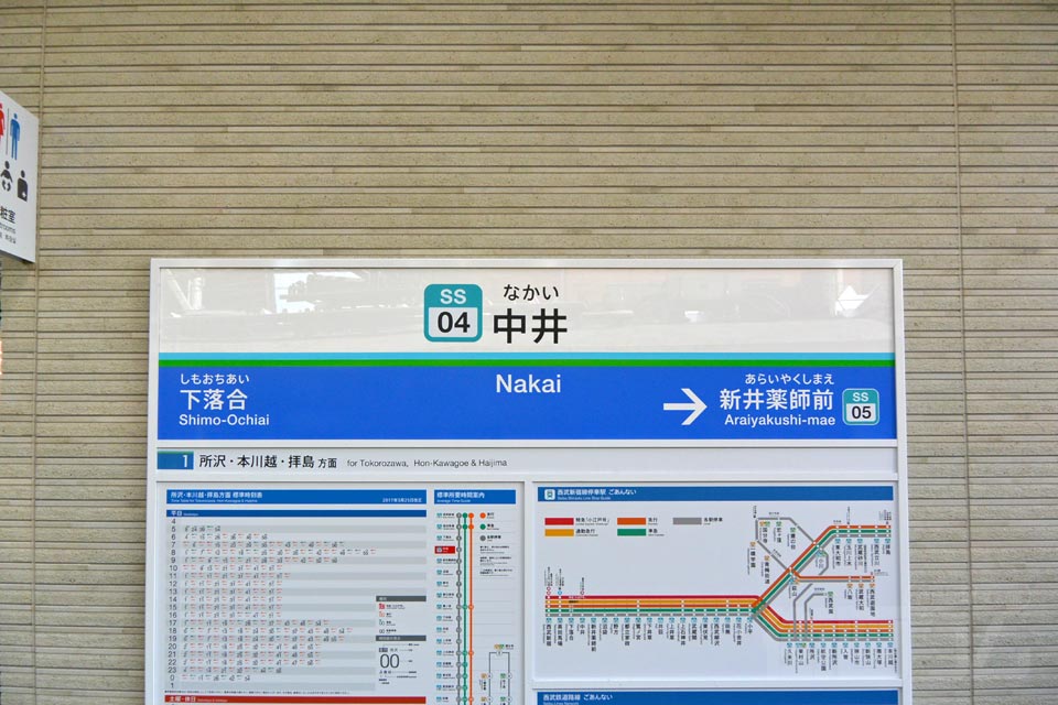 西武中井駅(西武新宿線)