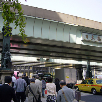 東京都中央区日本橋駅前写真画像