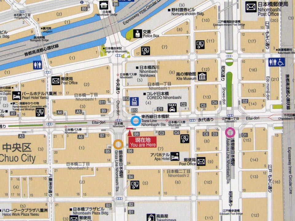 日本橋駅前MAP