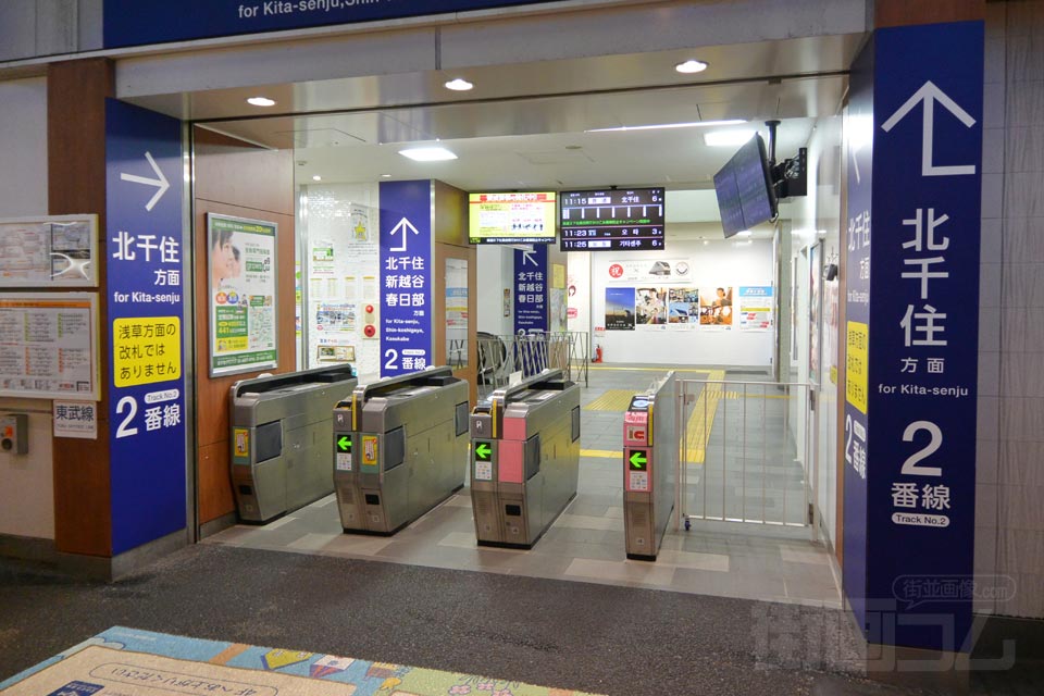 東武とうきょうスカイツリー駅改札口