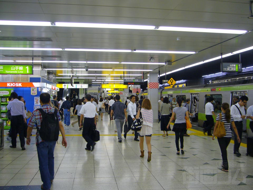 JR渋谷駅ホーム(山手線)