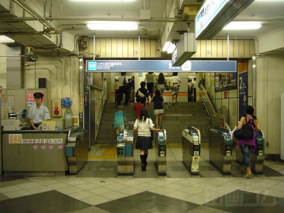 東京メトロ渋谷駅改札口(銀座線)