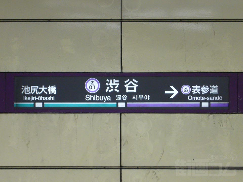 東急・東京メトロ渋谷駅(田園都市線・半蔵門線)