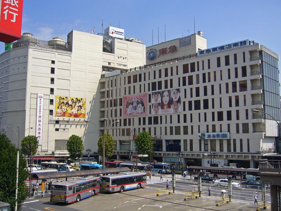 JR渋谷駅・東急百貨店東横店