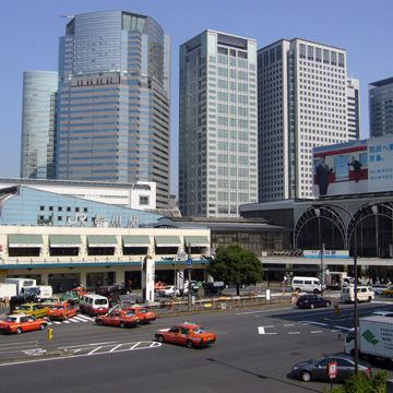東京都港区品川駅前写真画像