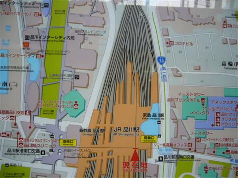 品川駅前MAP写真画像