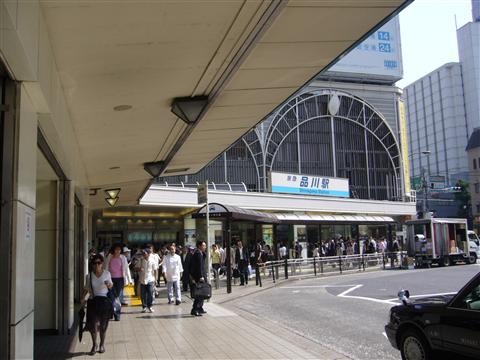 JR・京急品川駅前写真画像