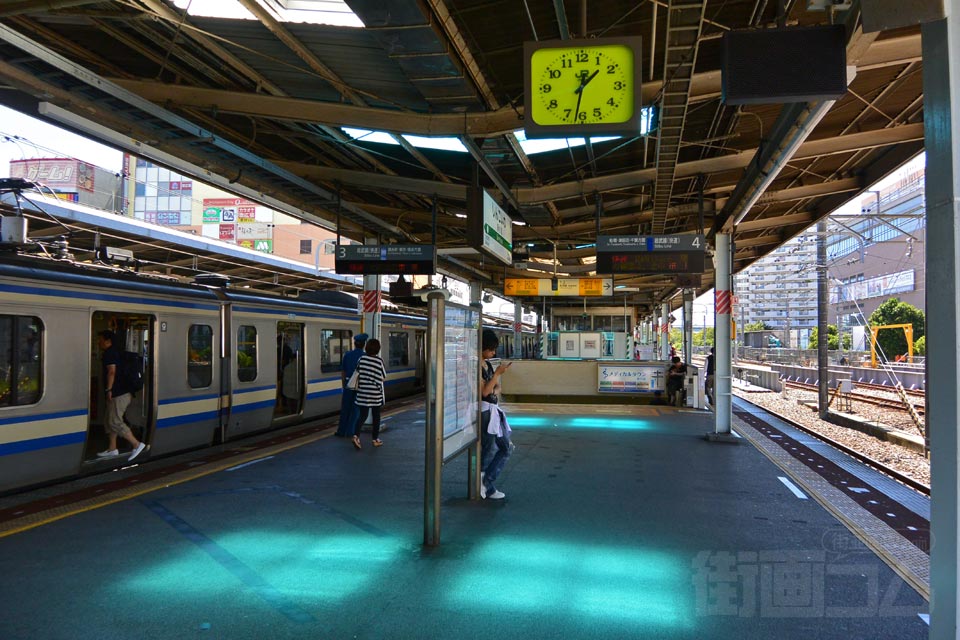 JR新小岩駅ホーム(JR総武線快速)