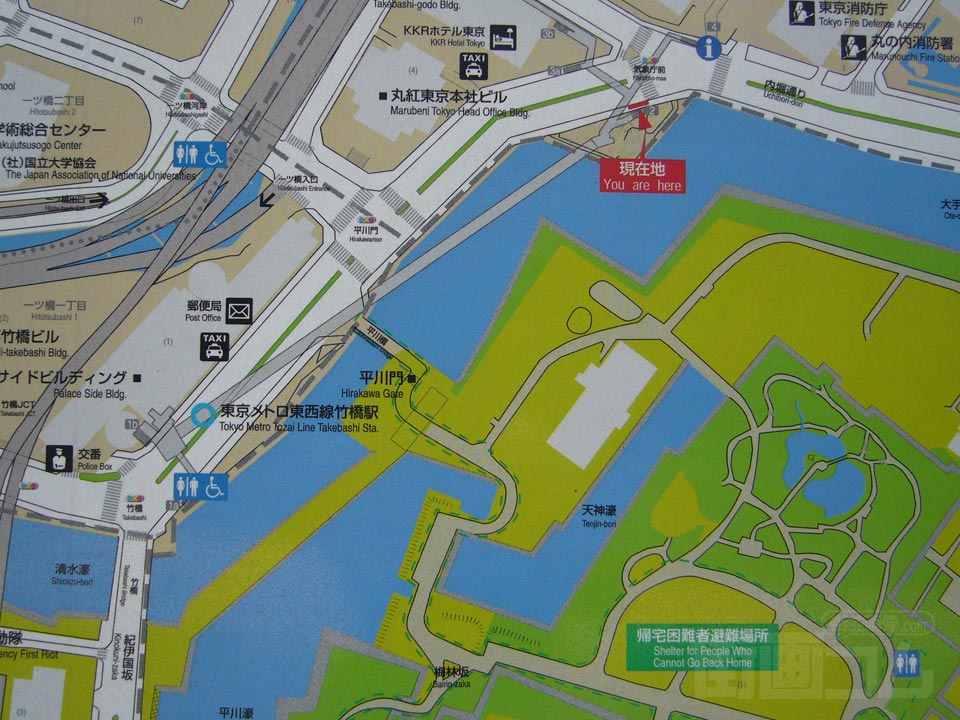 竹橋駅前MAP
