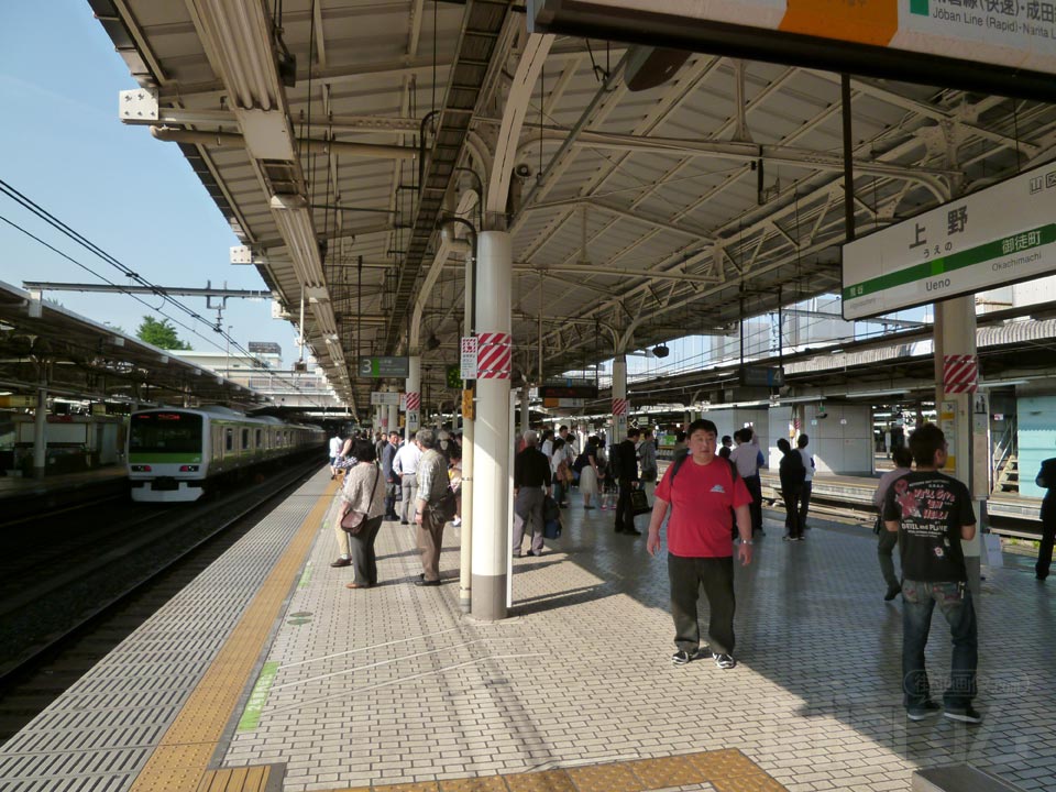 JR上野駅ホーム(山手線)