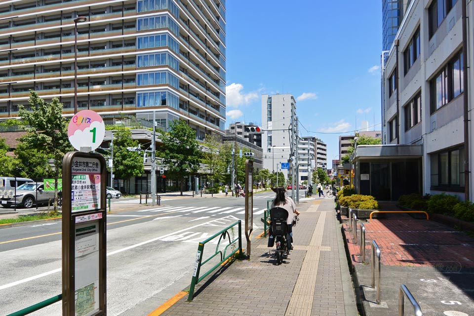 小金井市第二庁舎バス停