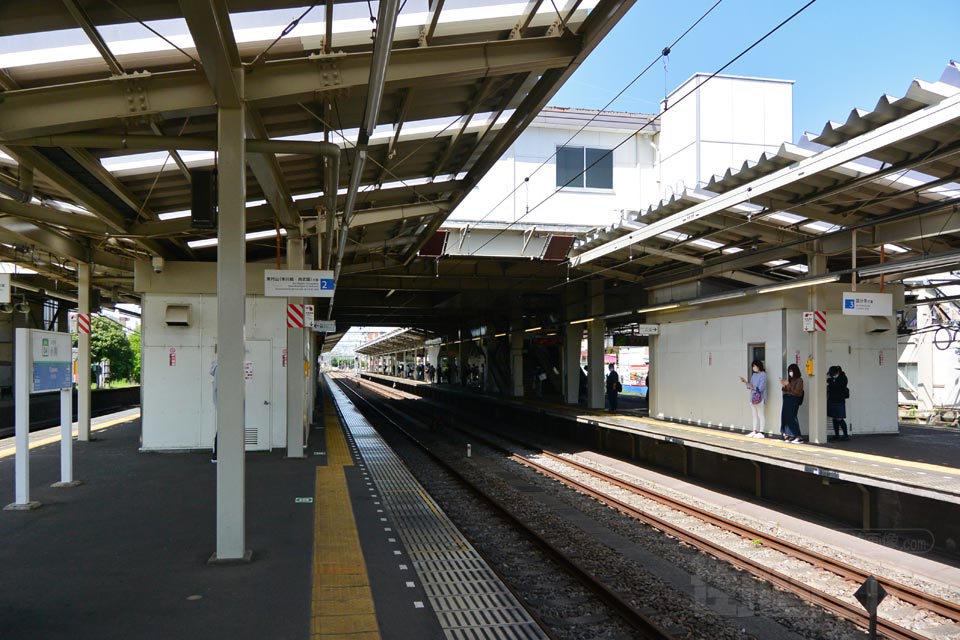 西武小川駅ホーム(西武新宿線)