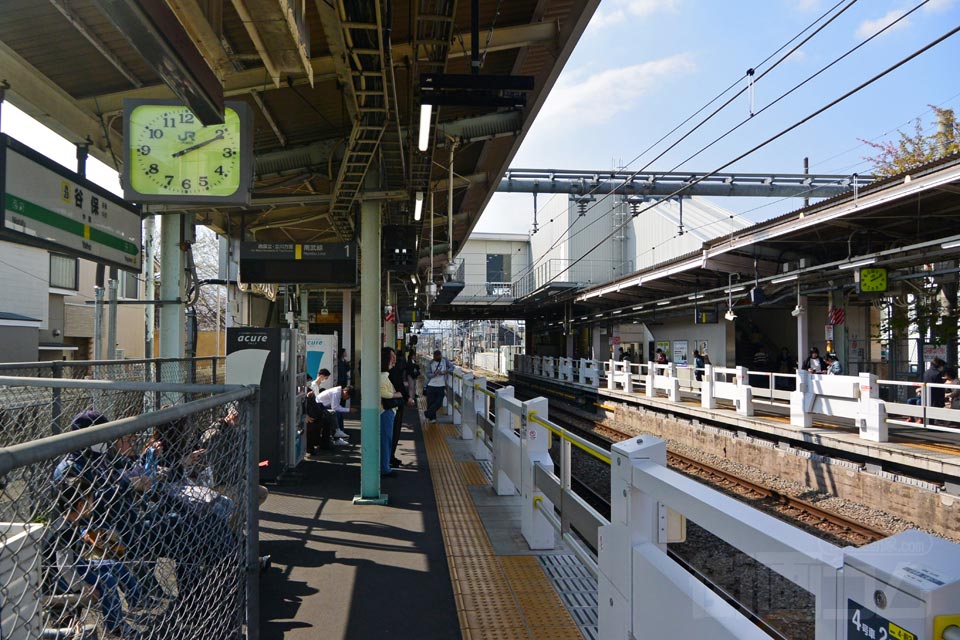JR谷保駅ホーム(JR南武線)