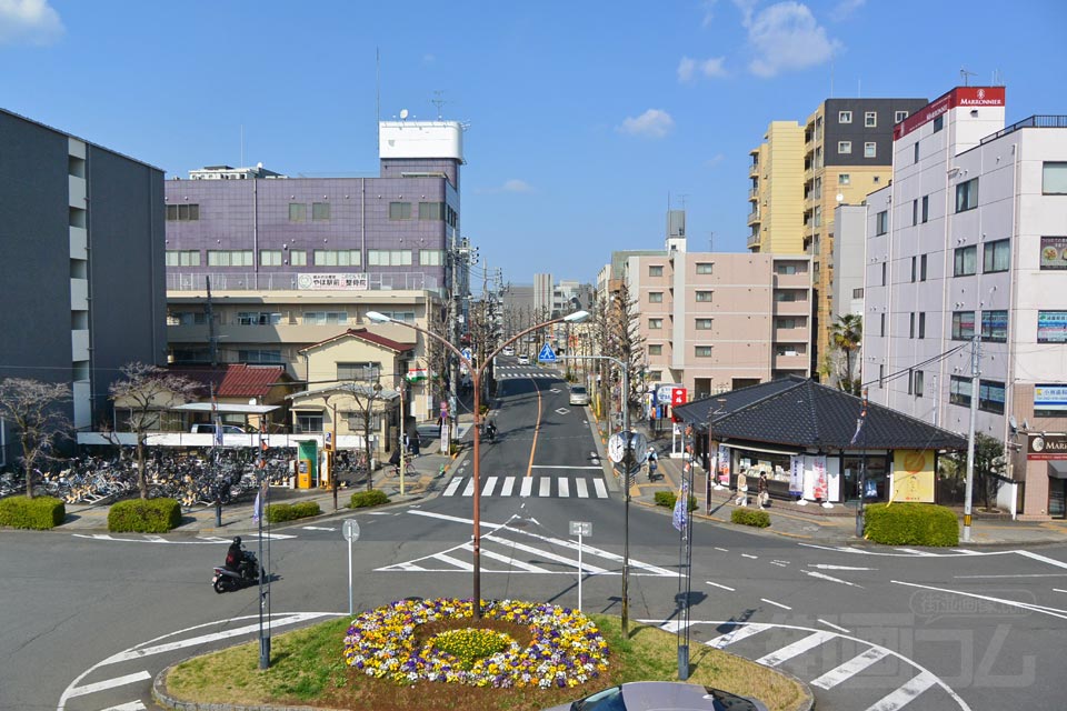 JR谷保駅から北口方面