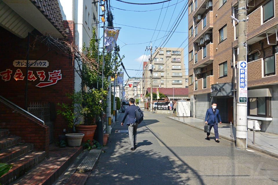 谷保駅北口商店街