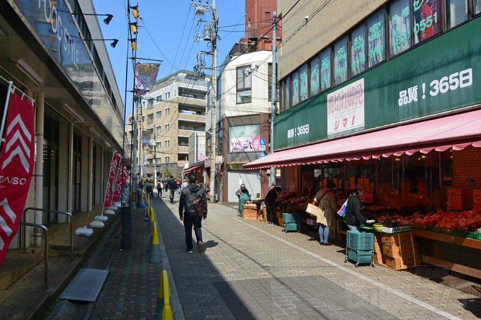 谷保駅北口商店街