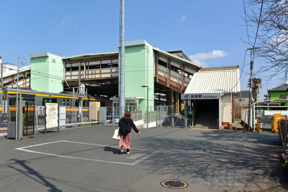 JR谷保駅南口
