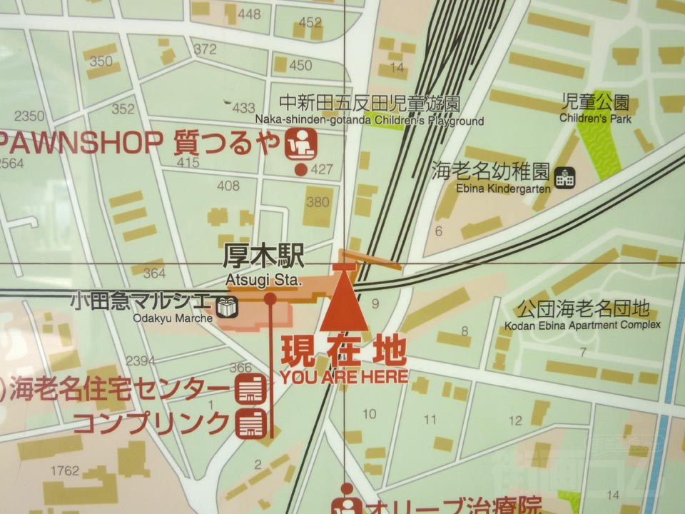 厚木駅周辺MAP