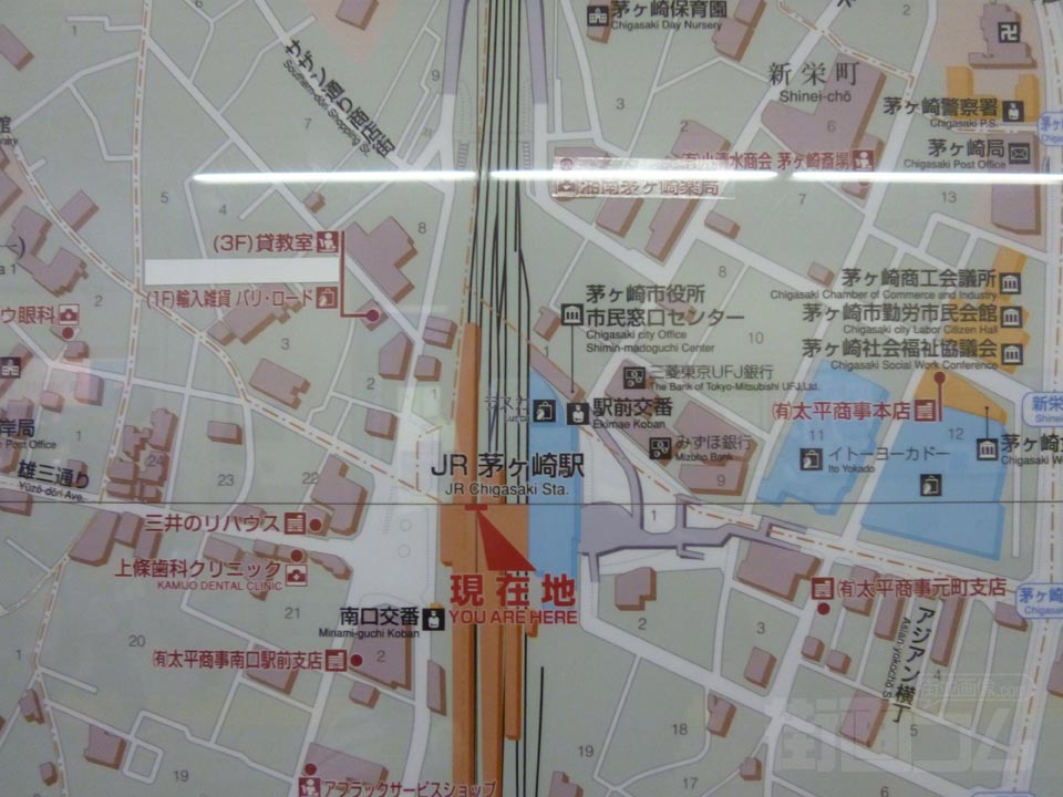 茅ヶ崎駅周辺MAP