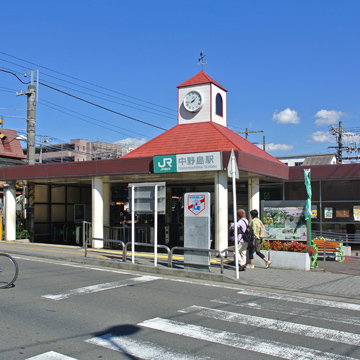 神奈川県川崎市多摩区中野島駅前写真画像
