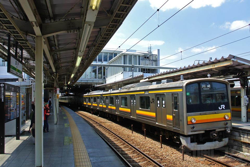 JR登戸駅ホーム(JR南武線)
