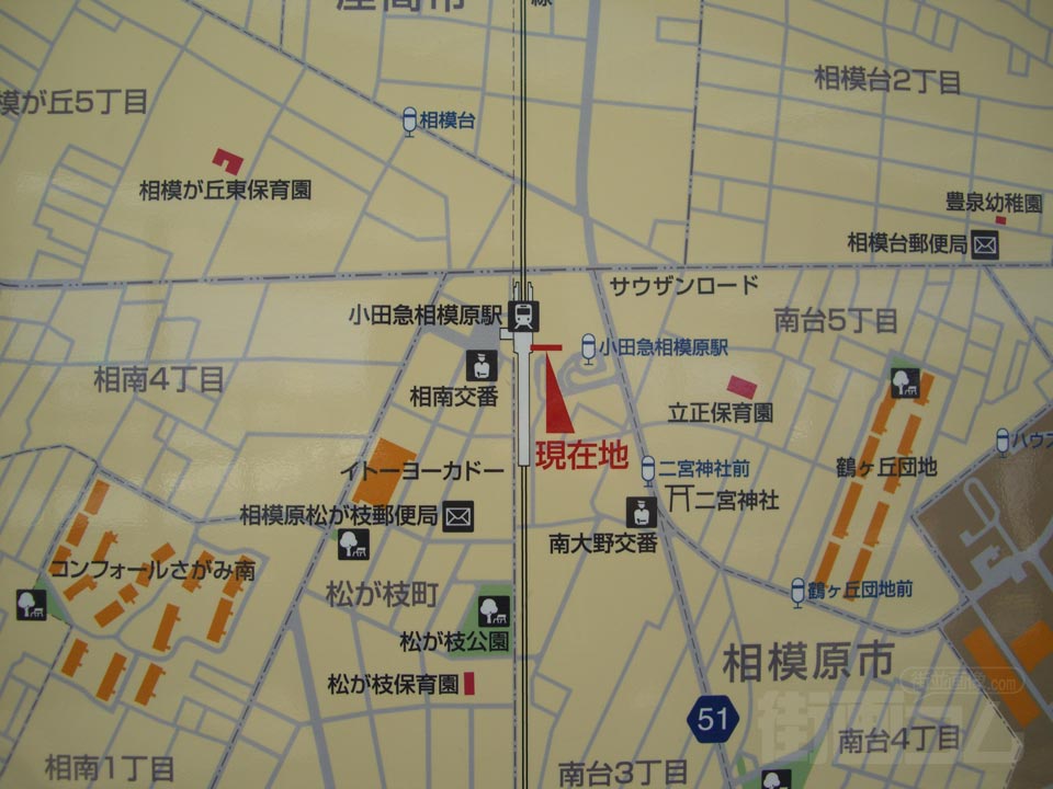 小田急相模原駅周辺MAP