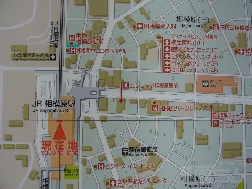 相模原駅周辺MAP